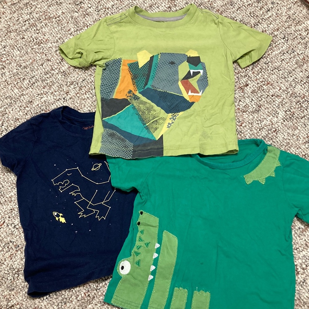 Lot of three 3T animal tees